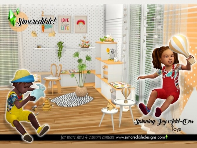 Sims 4 Spinning Joy Toys by SIMcredible at TSR