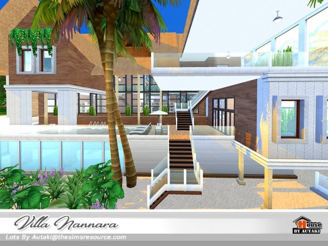 Sims 4 Villa Nannara NoCC by autaki at TSR