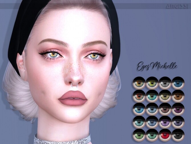 Sims 4 Michelle eyes by ANGISSI at TSR