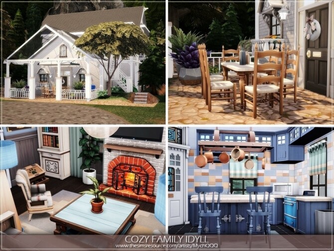 Sims 4 Cozy Family Idyll by MychQQQ at TSR