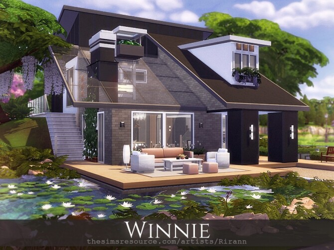 Sims 4 Winnie cottage by Rirann at TSR