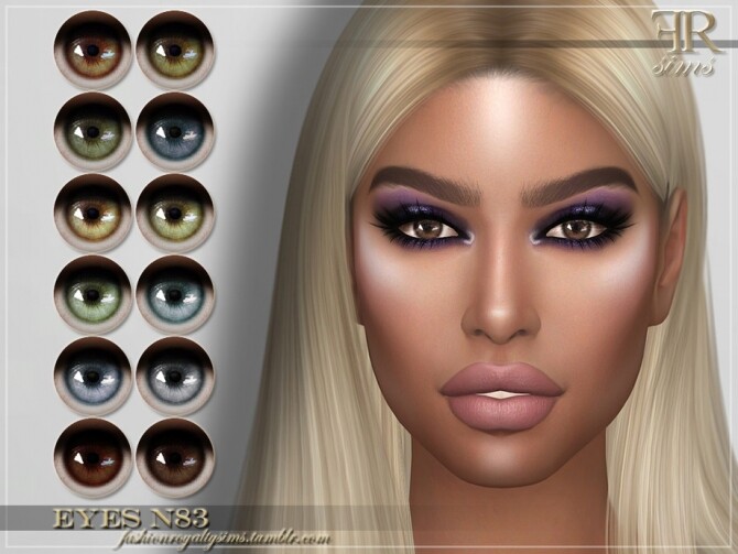 Sims 4 FRS Eyes N83 by FashionRoyaltySims at TSR