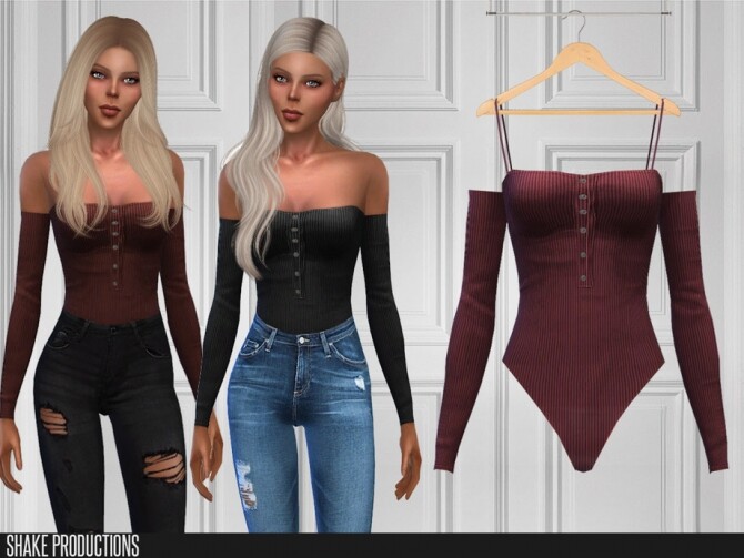 Sims 4 453 Bodysuit by ShakeProductions at TSR