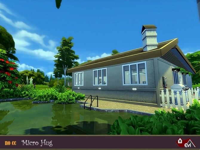 Sims 4 Micro Hug House by evi at TSR