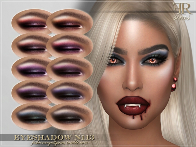 FRS Eyeshadow N113 by FashionRoyaltySims at TSR » Sims 4 Updates