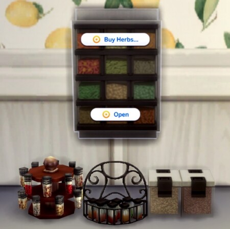 Functional Spice Racks by FlowerBunny at Mod The Sims