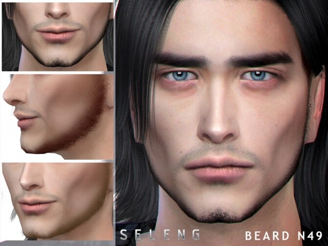 Sims 4 Beard N49 by Seleng at TSR