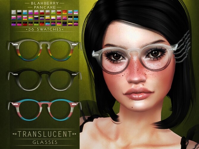 Sims 4 Translucent glasses at Blahberry Pancake