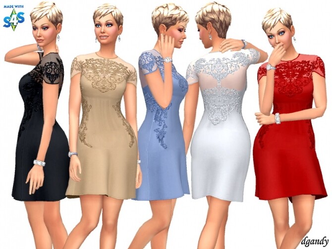 Dress 20200620 By Dgandy At Tsr Sims 4 Updates