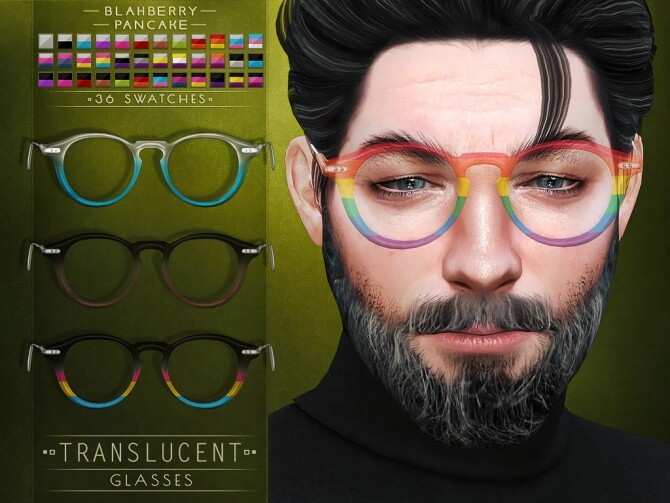 Sims 4 Translucent glasses at Blahberry Pancake