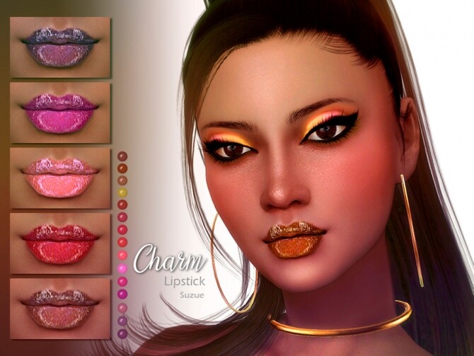 Sims 4 Charm Lipstick by Suzue at TSR