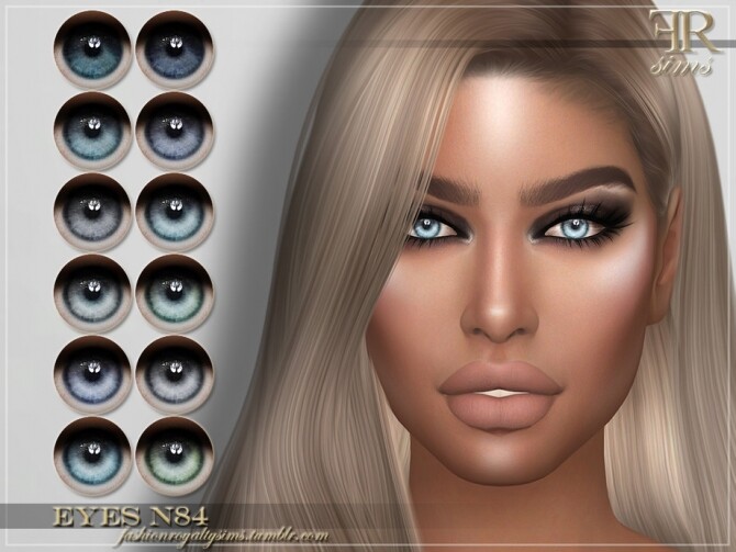 Sims 4 FRS Eyes N84 by FashionRoyaltySims at TSR