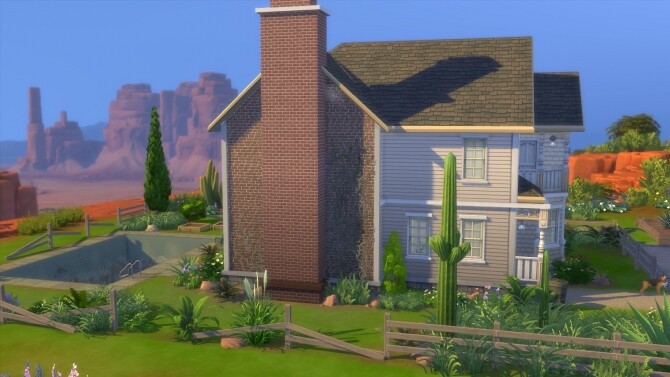 Sims 4 51 Road To Nowhere home No CC by Lux<3 at Mod The Sims