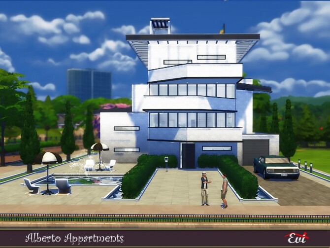Sims 4 Alberto Apartmens by evi at TSR