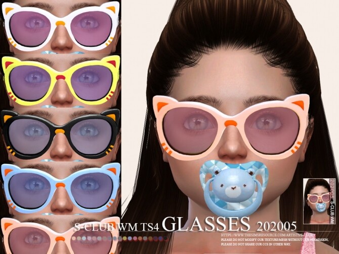 Sims 4 Glasses 202005 by S Club WM at TSR