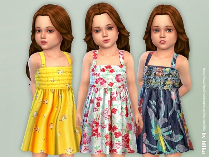 Sims 4 Toddler Dresses Collection P141 by lillka at TSR
