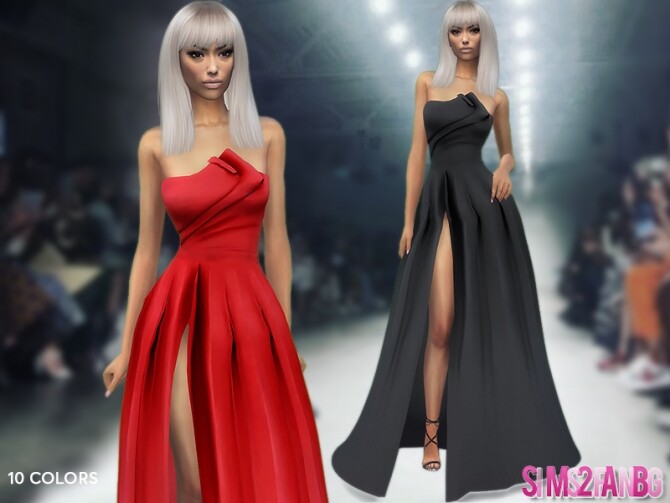 Sims 4 Evening Gown by sims2fanbg at TSR