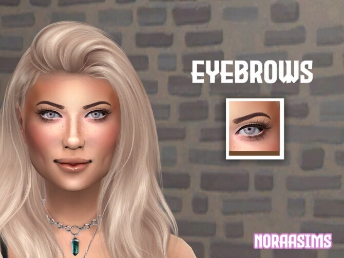 Sims 4 Delicate Eyebrows B1 by NoraaSims at TSR