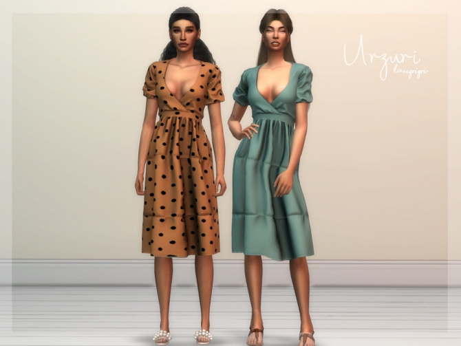 Urzuri summer dress by laupipi at TSR Â» Sims 4 Updates