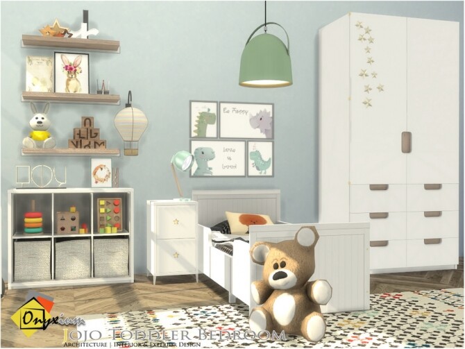Sims 4 Jojo Toddler Bedroom by Onyxium at TSR