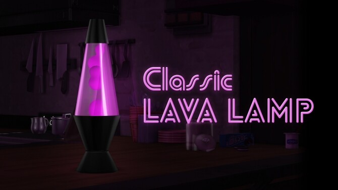 Sims 4 Classic Lava Lamps by littledica at Mod The Sims