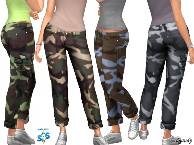 Sims 4 Camo pants 20200605 by dgandy at TSR