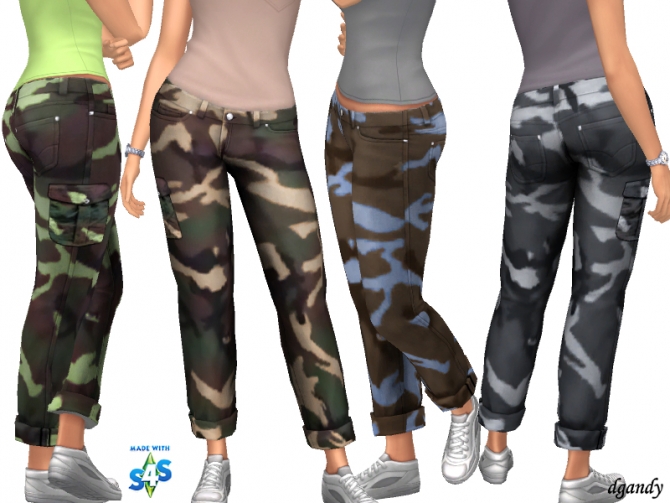 Camo Pants 20200605 By Dgandy At Tsr Sims 4 Updates