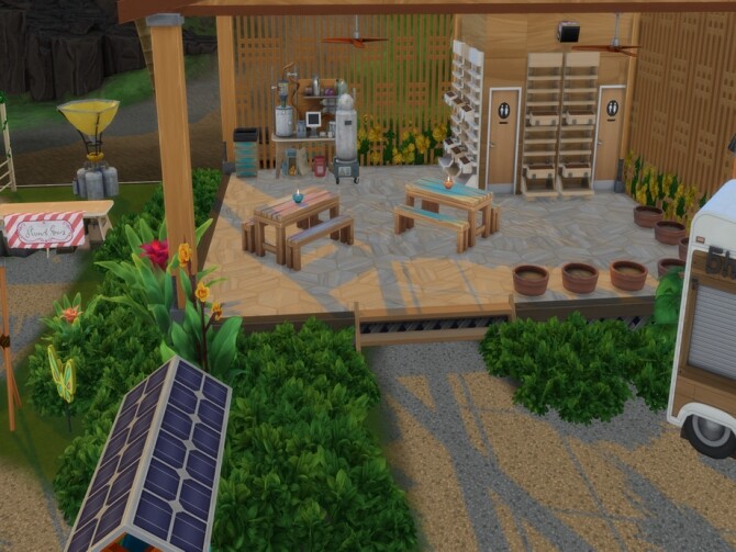 Sims 4 Sulani Community Garden by LJaneP6 at TSR