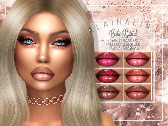Sims 4 Orla Lipstick at AlainaLina