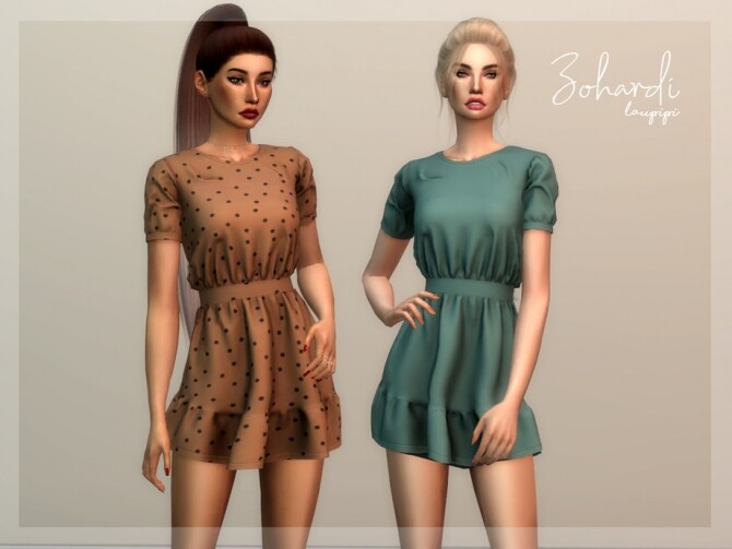 Sims 4 Zohardi dress by laupipi at TSR