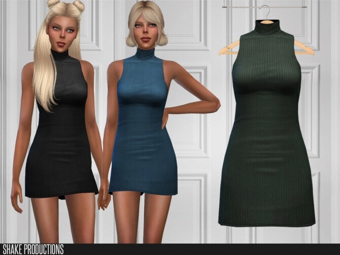 Sims 4 459 Dress by ShakeProductions at TSR