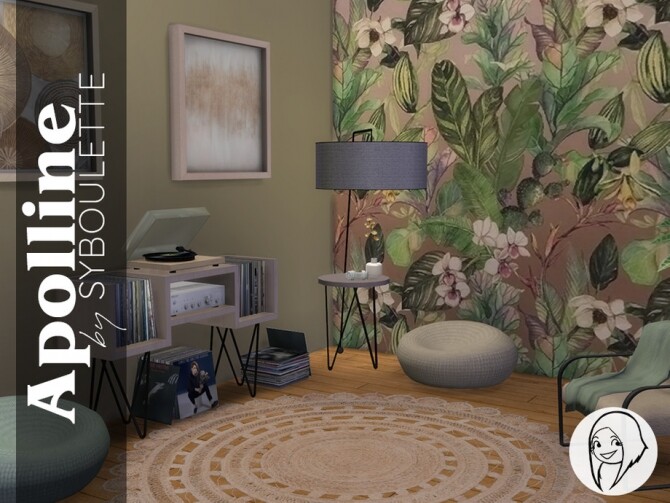Sims 4 Apolline Lounge Corner Set by Syboubou at TSR