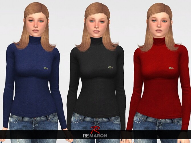 Sims 4 Sweater 01 for women by remaron at TSR