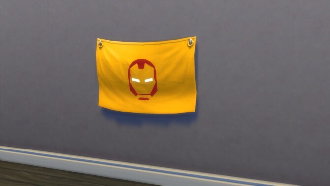 Sims 4 Justice League Flags by iSandor at Mod The Sims