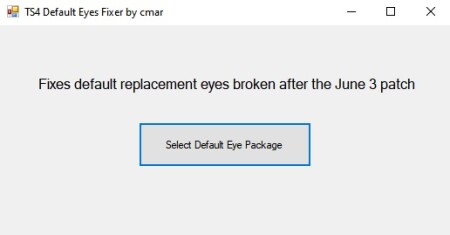 TS4 Default Eyes Fixer V1.1 by CmarNYC at Mod The Sims