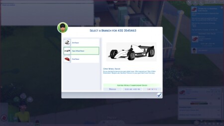 Racing Driver Career by JJ2478 at Mod The Sims