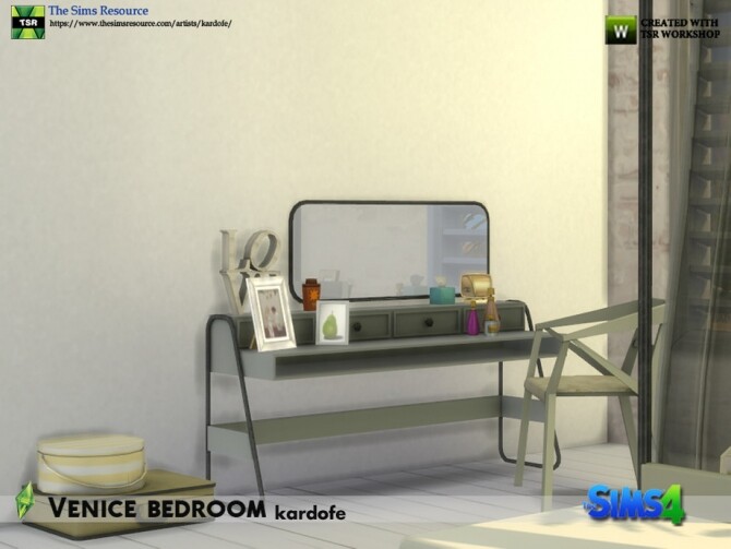 Sims 4 Venice bedroom by kardofe at TSR