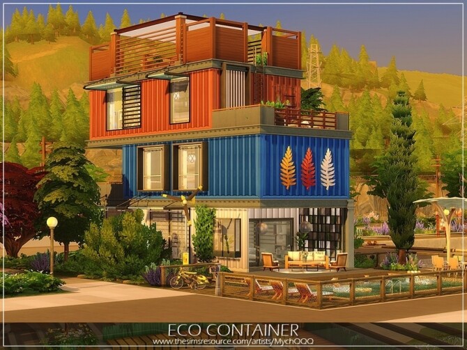 Sims 4 Eco Container by MychQQQ at TSR