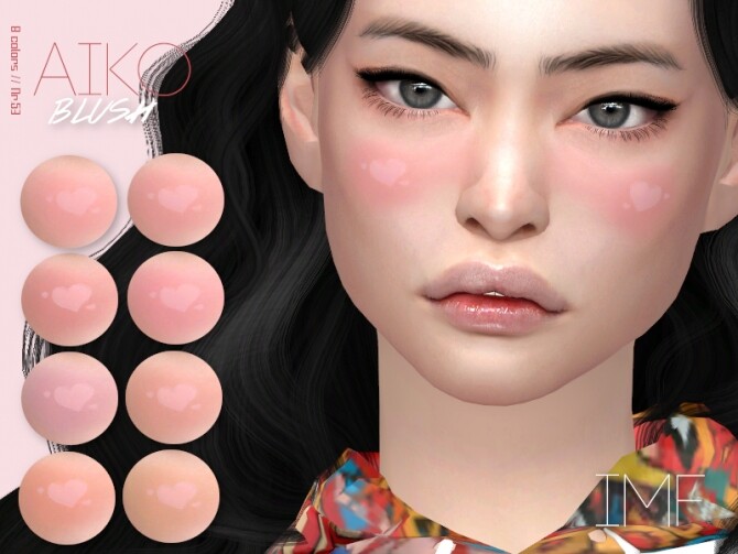 Sims 4 IMF Aiko Blush N.53 by IzzieMcFire at TSR