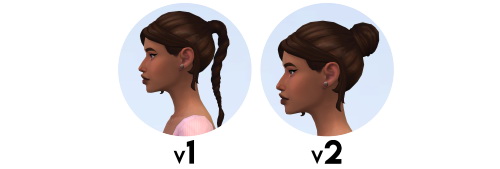 Sims 4 SYLVIE HAIR at Vikai