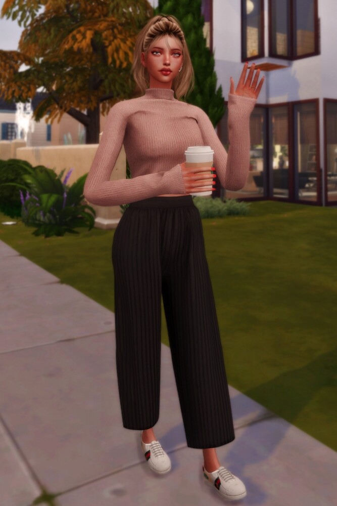 Sims 4 Wide pants at L.Sim