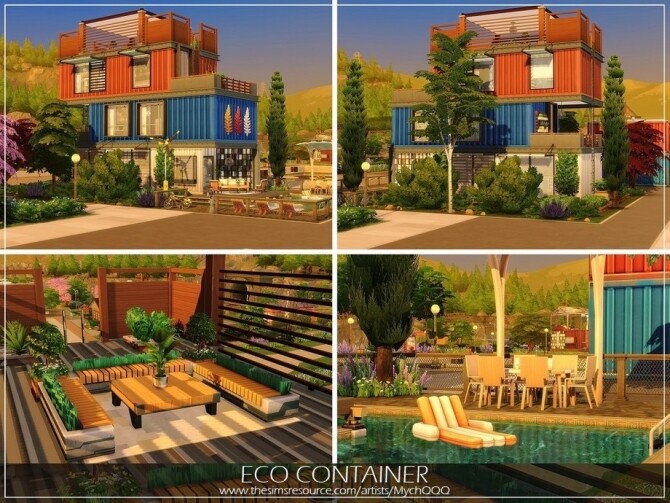 Sims 4 Eco Container by MychQQQ at TSR