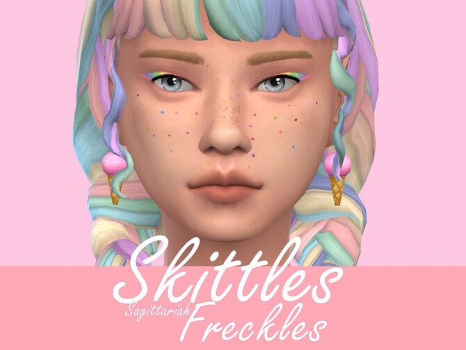 Sims 4 Skittles Freckles by Sagittariah at TSR