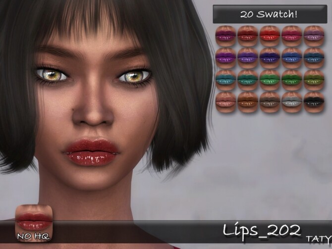 Sims 4 Lips 202 by tatygagg at TSR