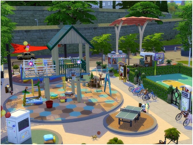 Sims 4 Kids Maze Park by lotsbymanal at TSR