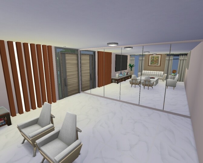 Sims 4 Almeida Living Room by dustyU at Mod The Sims