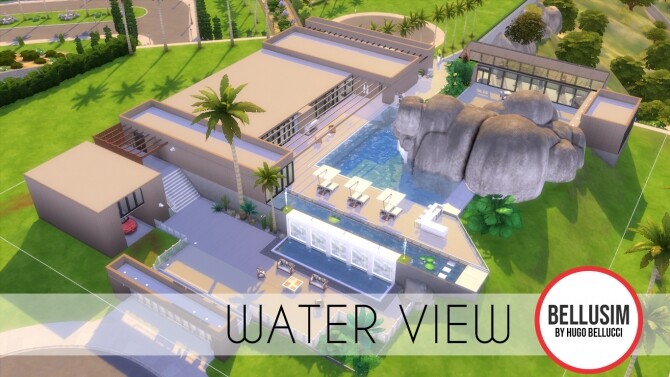 Sims 4 Water View house by Bellusim at Mod The Sims