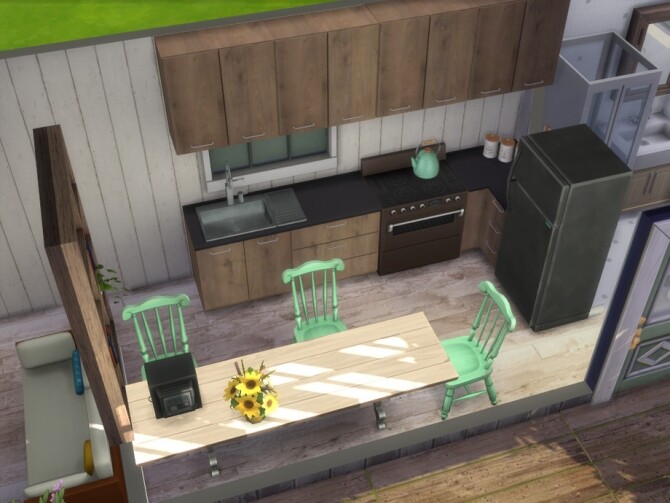 Sims 4 Starter Rustic Micro Home by A.lenna at TSR