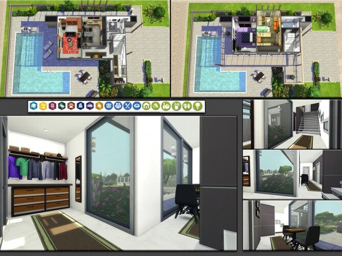 Sims 4 Steel Buddy House by matomibotaki at TSR