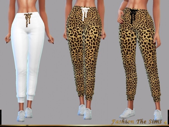 Sims 4 Tamara sweatpants by LYLLYAN at TSR